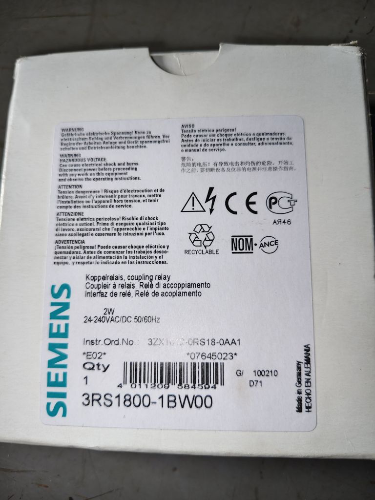 RELAY, INTERFACE, COUPLING RELAY