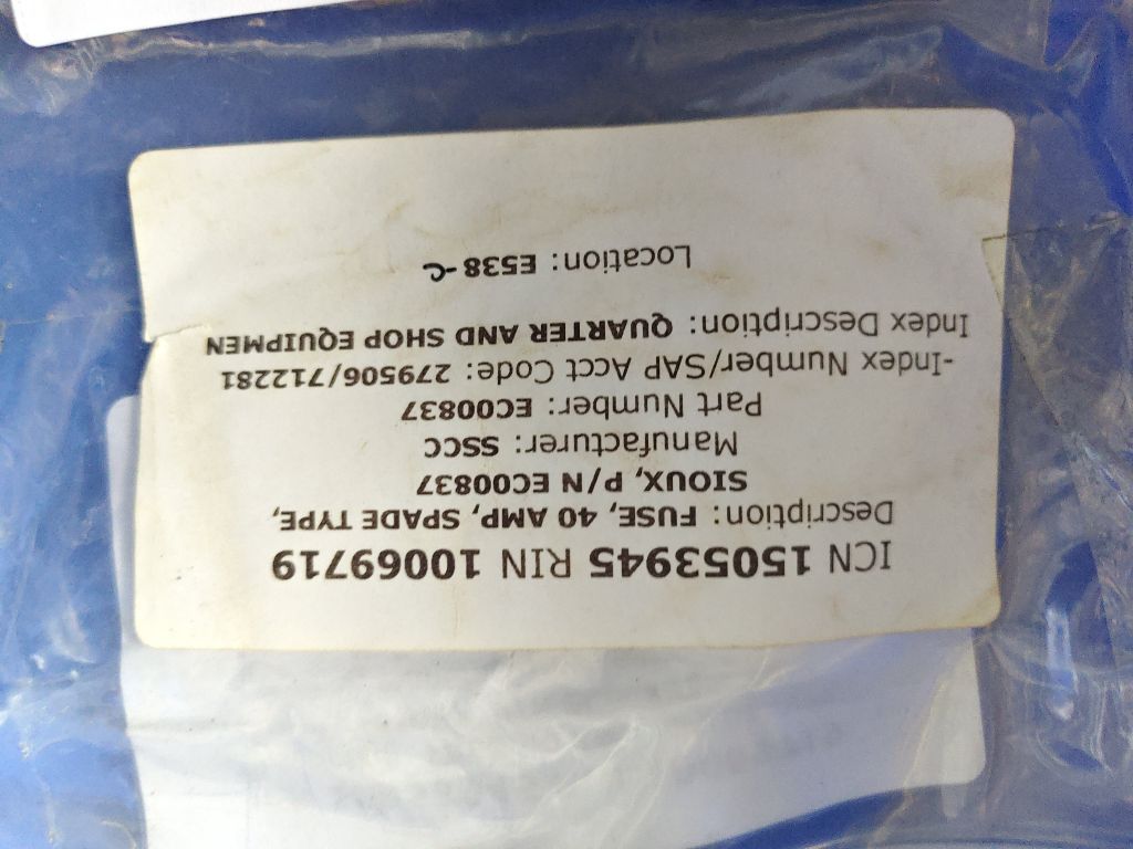 Miscellaneous Equipment