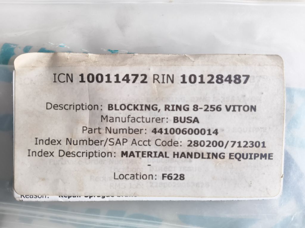 BLOCKING, RING 8-256 VITON