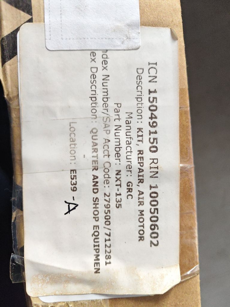 KIT, REPAIR, AIR MOTOR