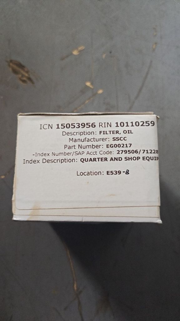 Miscellaneous Equipment