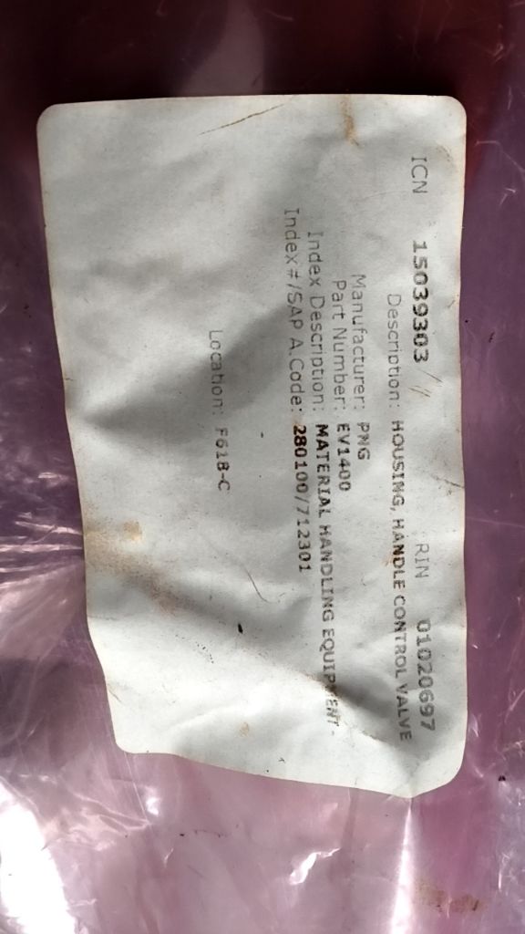 HOUSING, HANDLE CONTROL VALVE