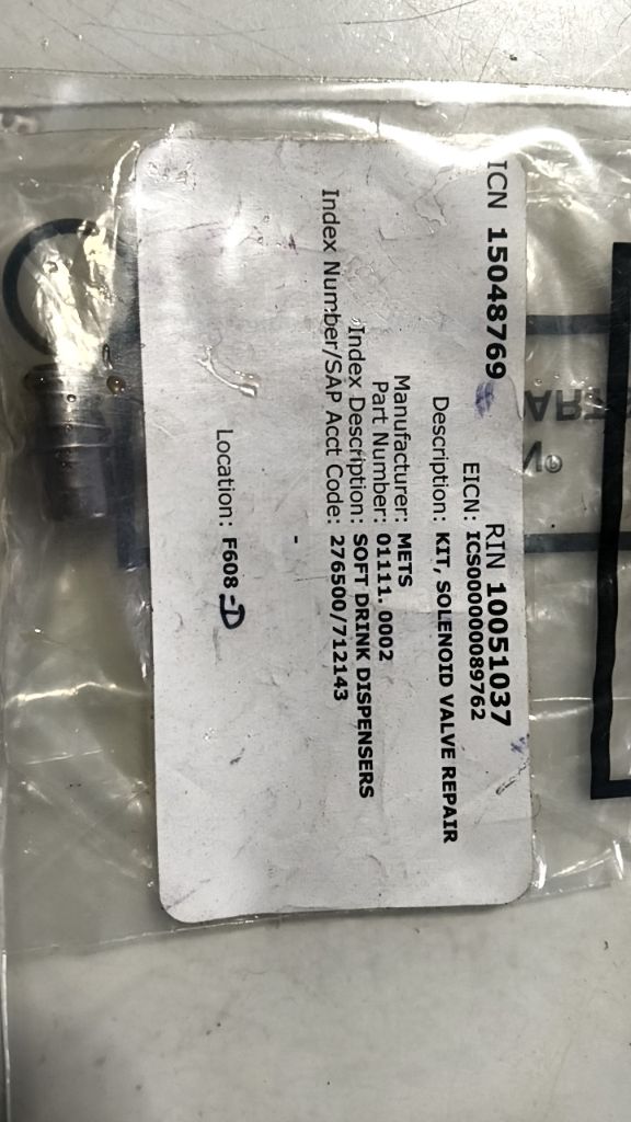 KIT, SOLENOID VALVE REPAIR