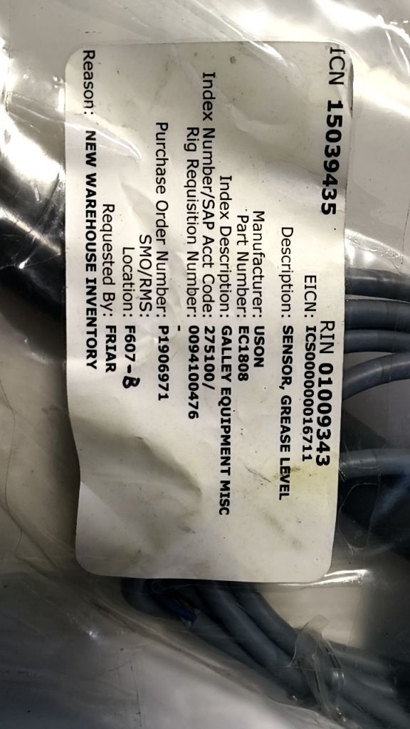 SENSOR, GREASE LEVEL