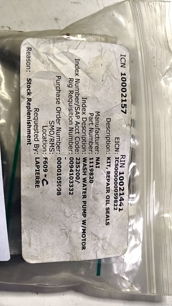 KIT, REPAIR OIL SEALS