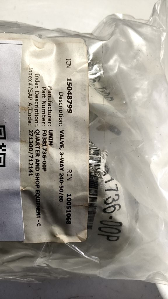 VALVE, 3-WAY 240-50/60
