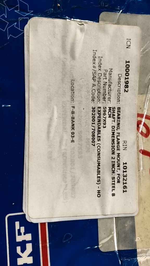 BEARING, FLANGE MOUNT, FOR SHAFT, DIMENSION 2 INCH, STEEL BALL BEARING 4-BOLT