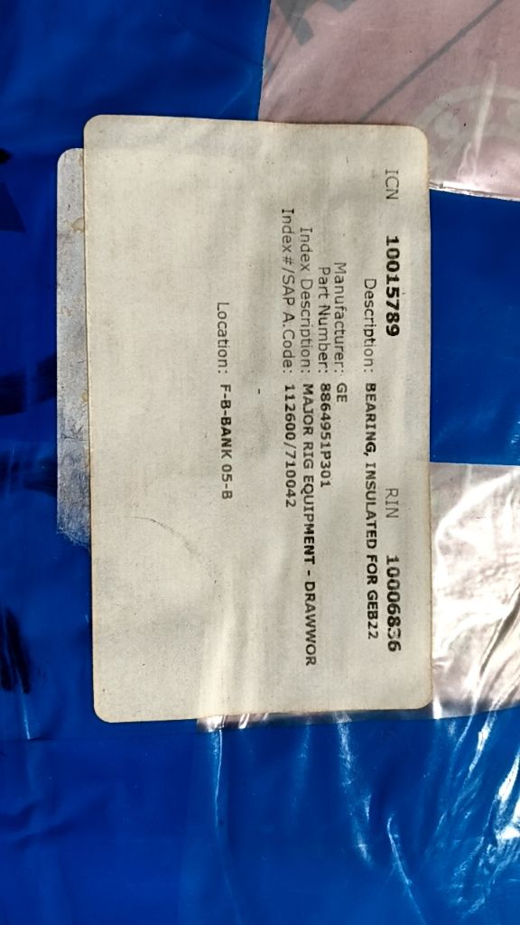 BEARING, INSULATED FOR GEB22