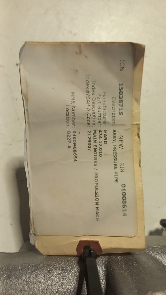 SPRING, PRESSURE 14V32/40 DIESEL ENGINE