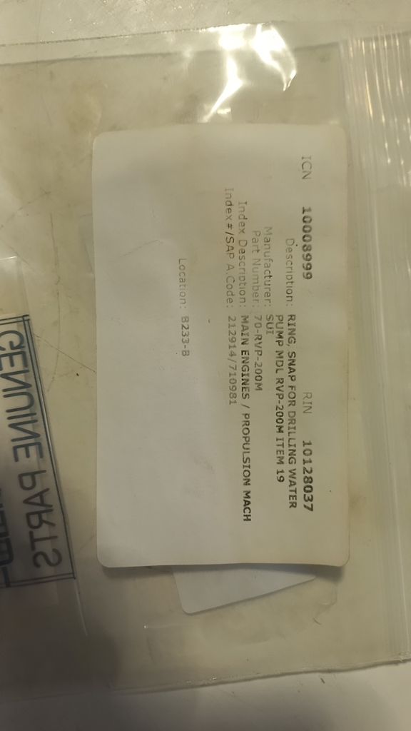 BEARING, LINE PUMP MDL RVP200M