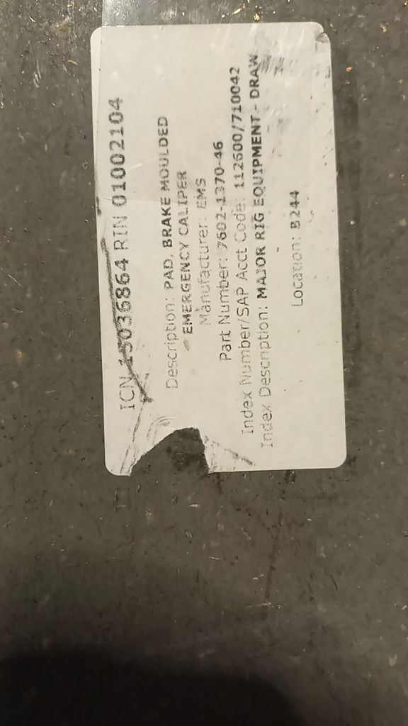 EMERGENCY CALIPER