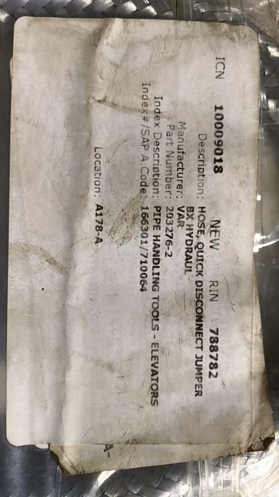 HOSE, QUICK DISCONNECT JUMPER