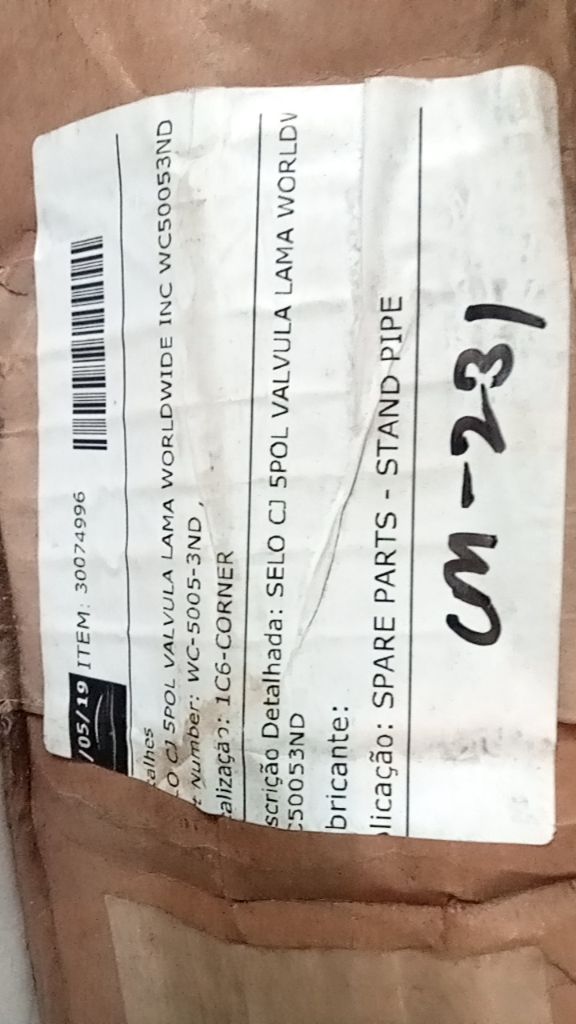 SPARE PARTS - STAND PIPE