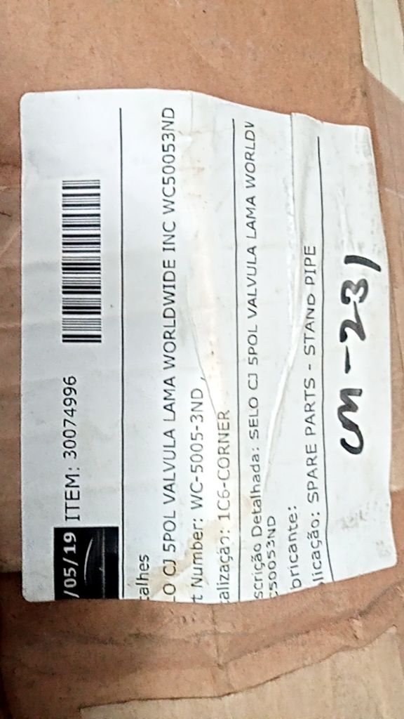 SPARE PARTS - STAND PIPE