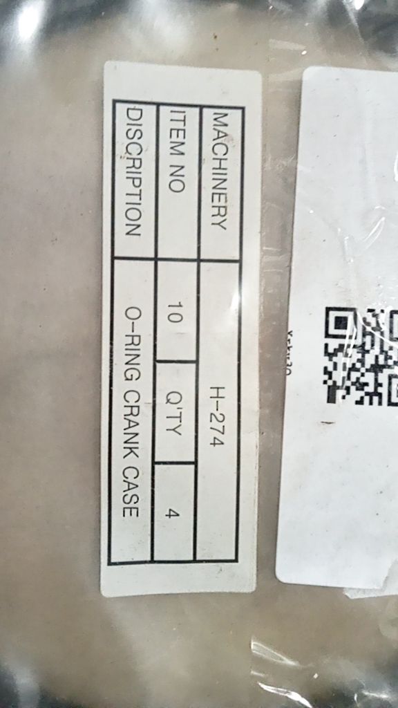 O-RING CRANK CASE