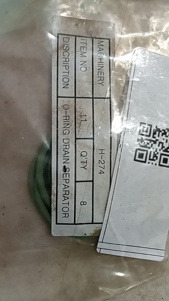 O-RING DRAIN SEPARATOR