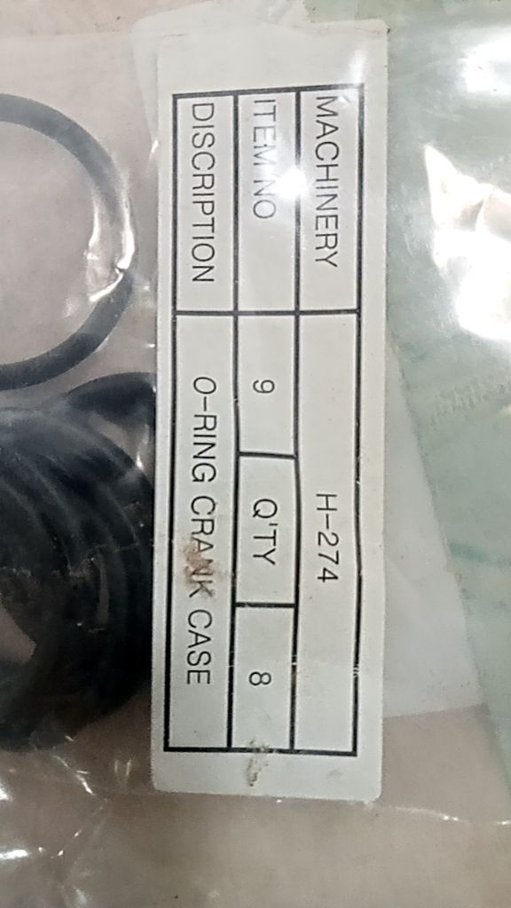 O-RING CRANK CASE