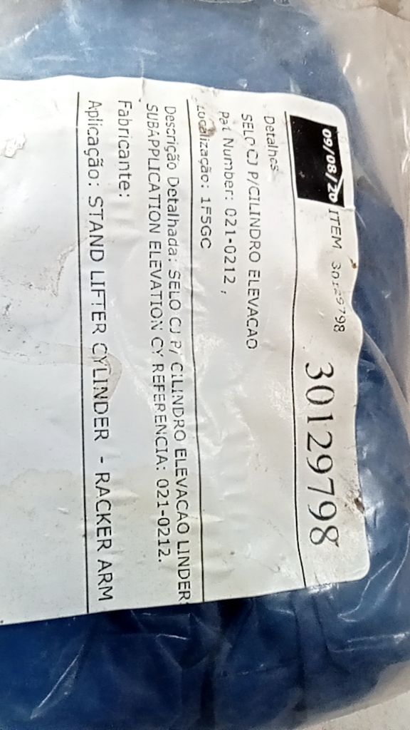 SELO CJ P/ CILINDRO ELEVACAO