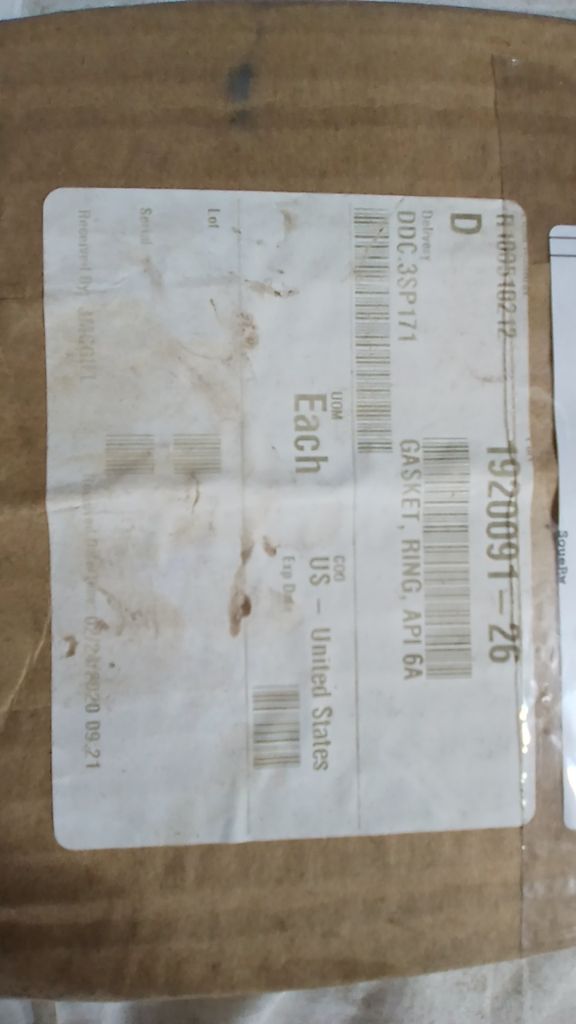 GASKET, RING, API 6A
