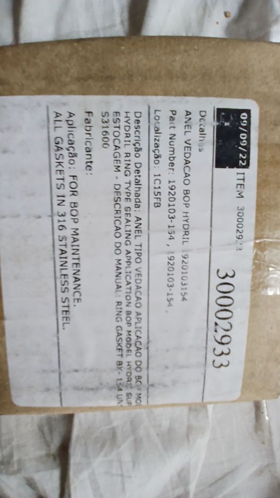 Ring Seal / Gasket for BOP