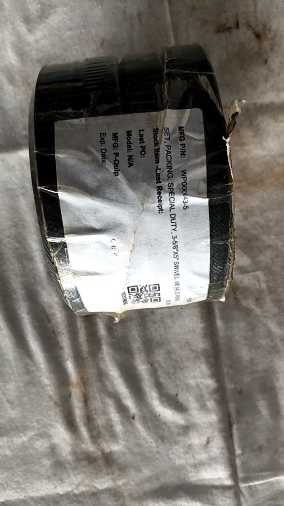 SET PACKING SPECIAL DUTY, 3-5/8"X5" SWIVEL W/(4) O-RING