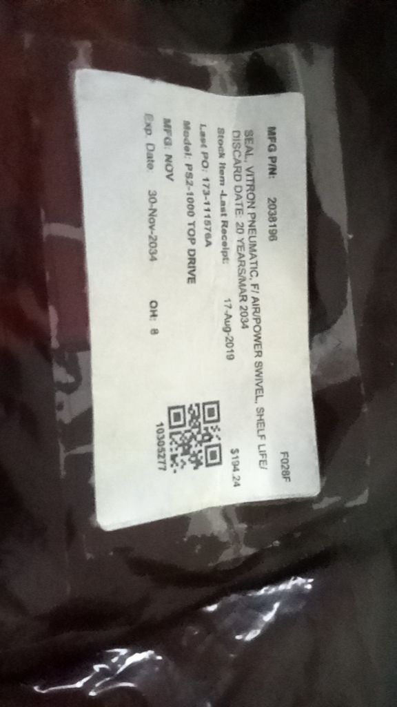 SEAL, F/AIR POWER SWIVEL