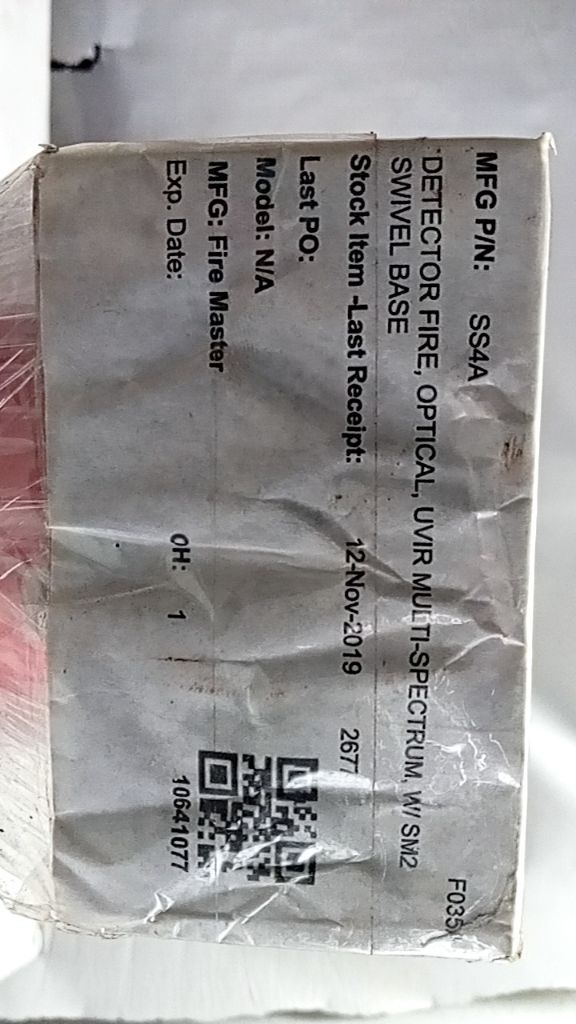 DETECTOR FIRE, OPTICAL, UVIR MULTI-SPECTRUM, W/ SM2 SWIVEL BASE