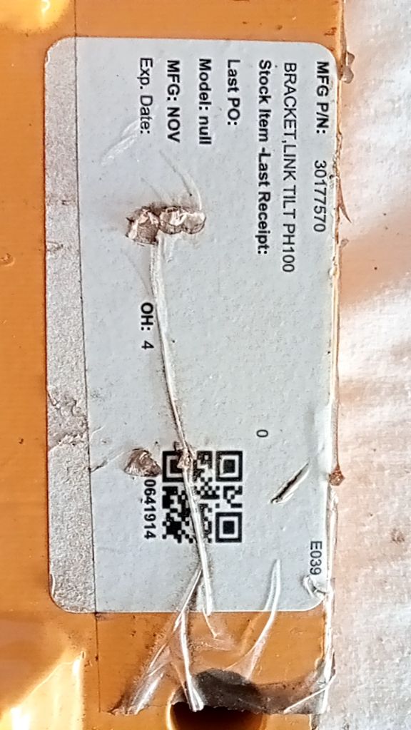 BRACKET, LINK TILT PH100