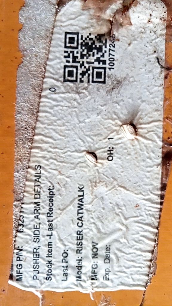 PUSHER, SIDE, ARM DETAILS