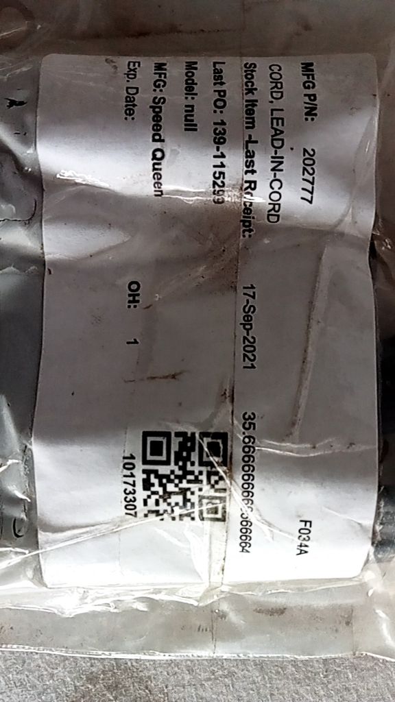 CORD, LEAD-IN-CORD