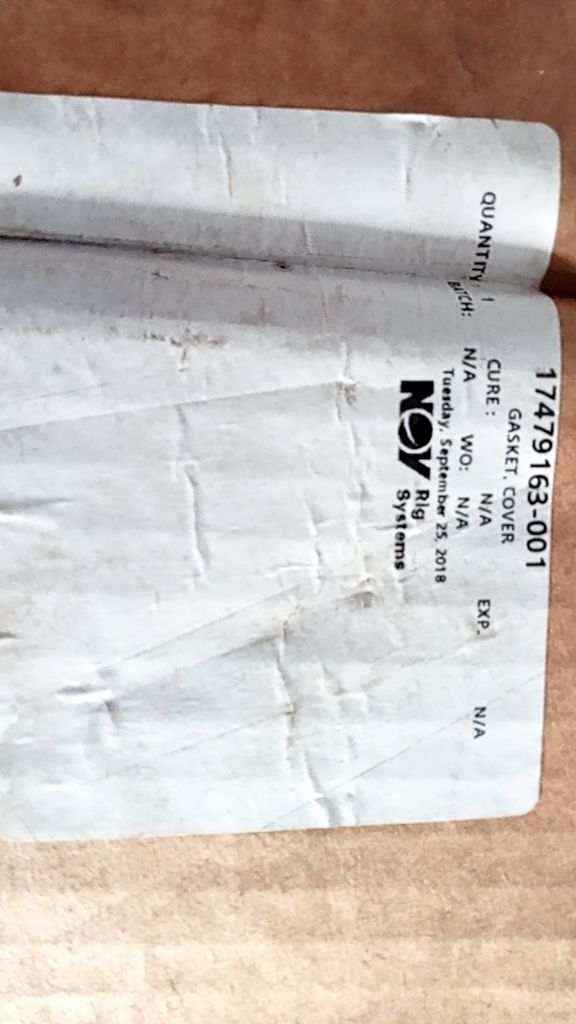 GASKET, COVER