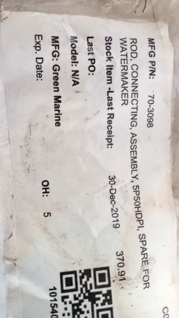 ROD, CONNECTING, ASSEMBLY