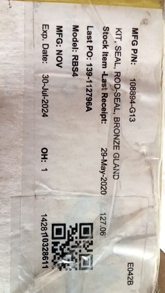 KIT, SEAL, ROD-SEAL, BRONZE GLAND