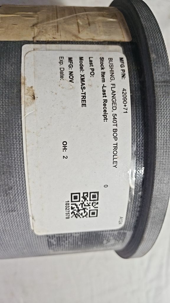 BUSHING, FLANGED, 540T BOP TROLLEY