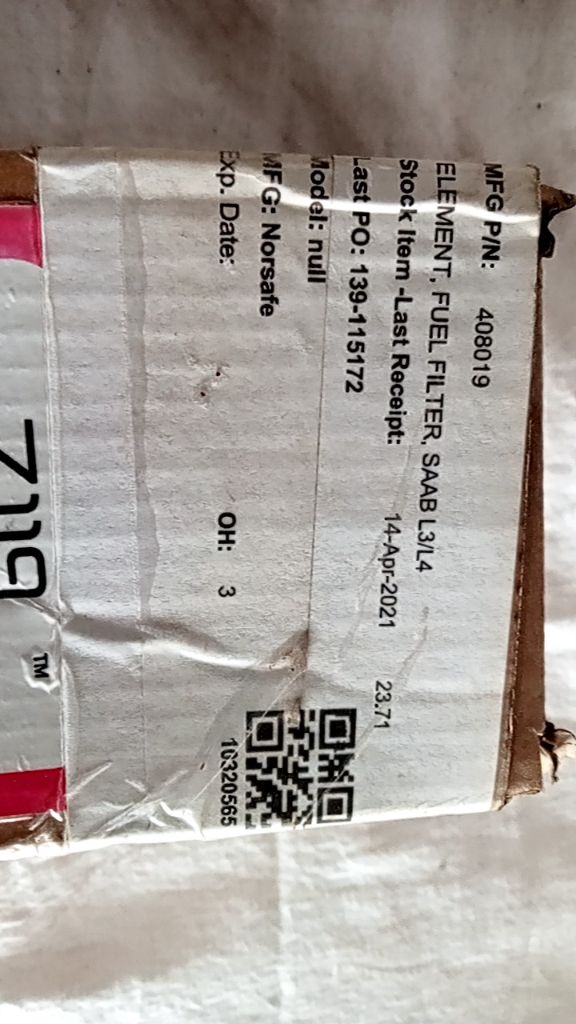 ELEMENT, FUEL FILTER