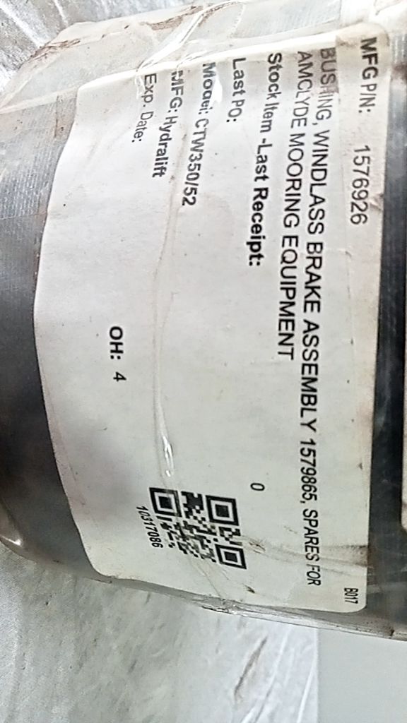 BUSHING, WINDLASS BRAKE ASSEMBLY