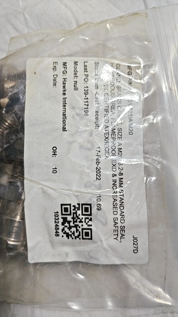 GLAND, BRASS CABLE