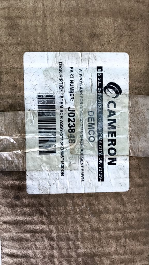 STEM SCR ASSY-5"7.5KDM/6"1500DB
