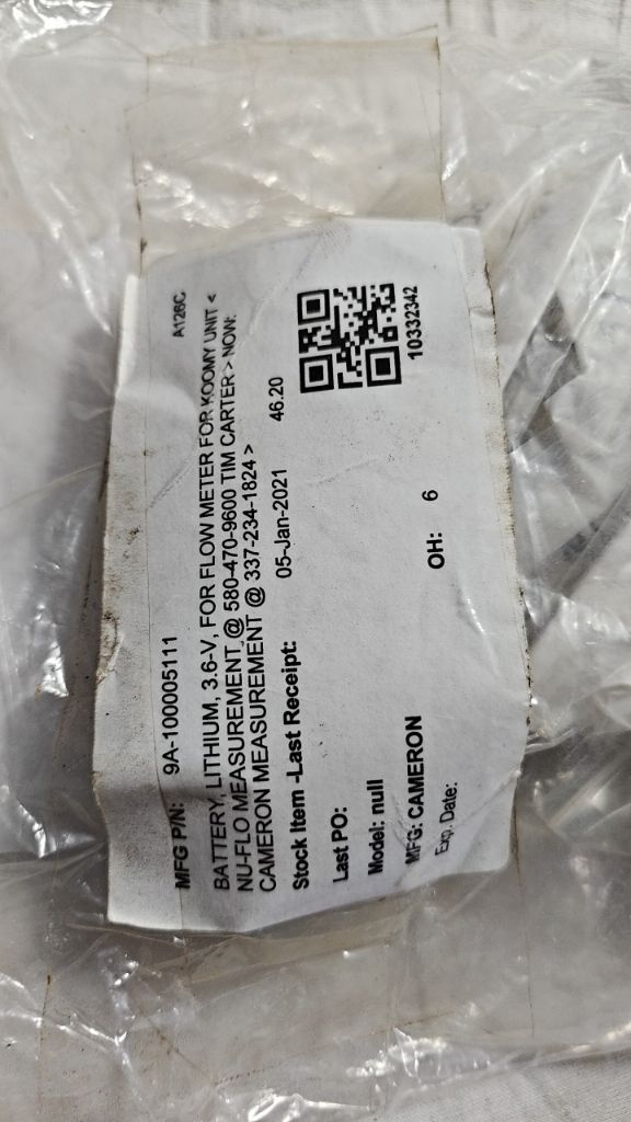 BATTERY LITHIUM