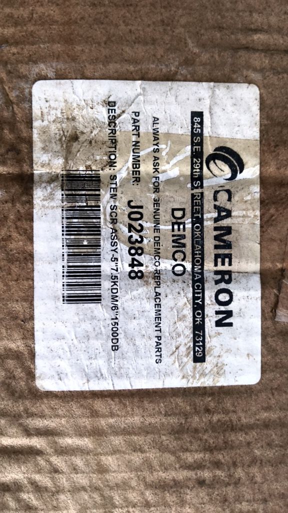 STEM, SCR ASSY-5"7.5KDM/6"1500DB