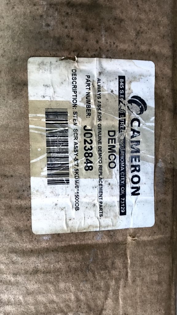 STEM SCR ASSY-5" 7.5KDM/6"-1500DB