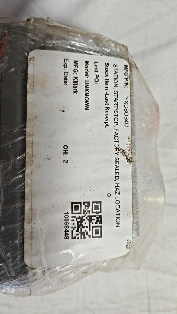 STATION, START/STOP, FACTORY SEALED, HAZ LOCATION