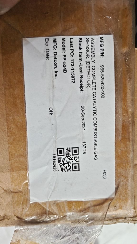 CATALYTIC COMBUSTIBLE GAS SENSOR