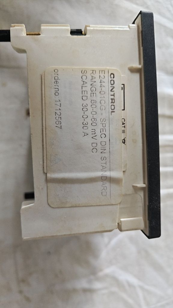 SPEC DIN STANDARD, RANGE 60-0-60 mV DC, SCALED 30-0-30 A, CAT III