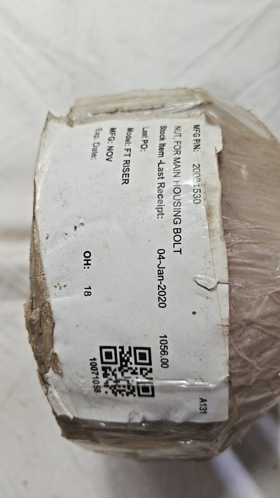 NUT, FOR MAIN HOUSING BOLT
