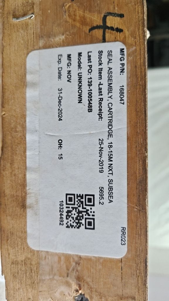 SEAL ASSEMBLY, CARTRIDGE