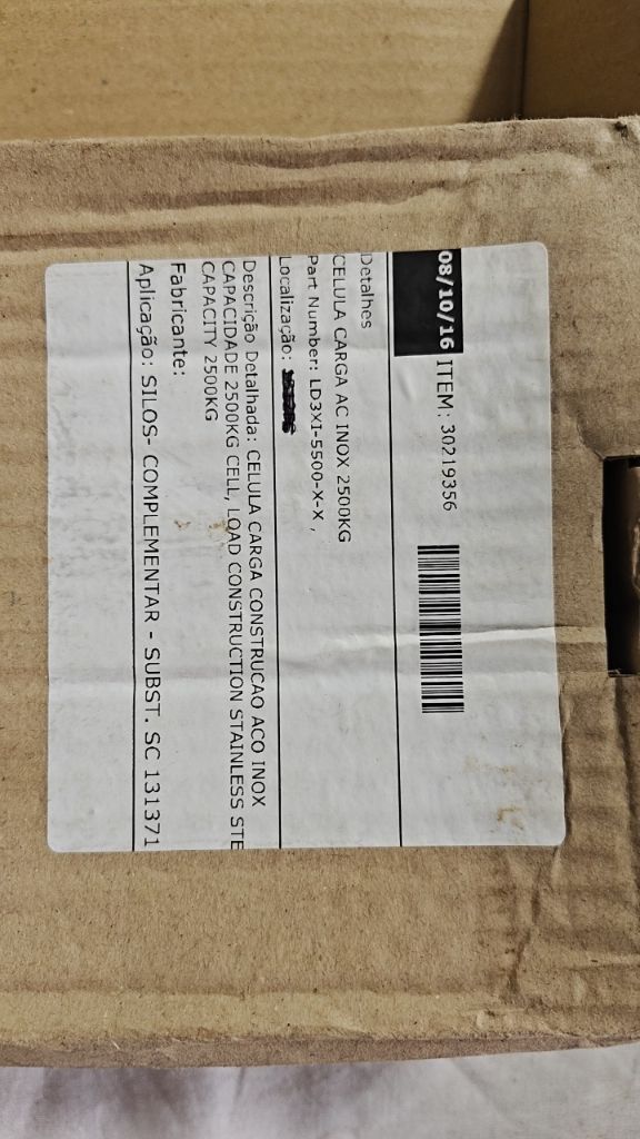 CELULA CARGA AC INOX 2500KG