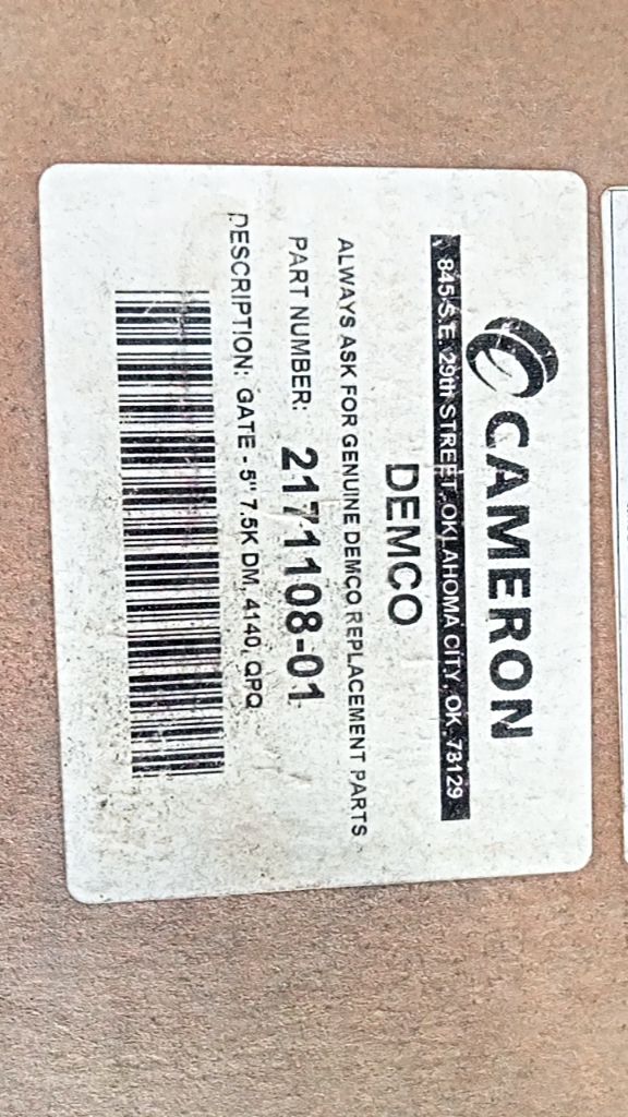 GATE - 5" 7.5K DM, 4140, OPQ