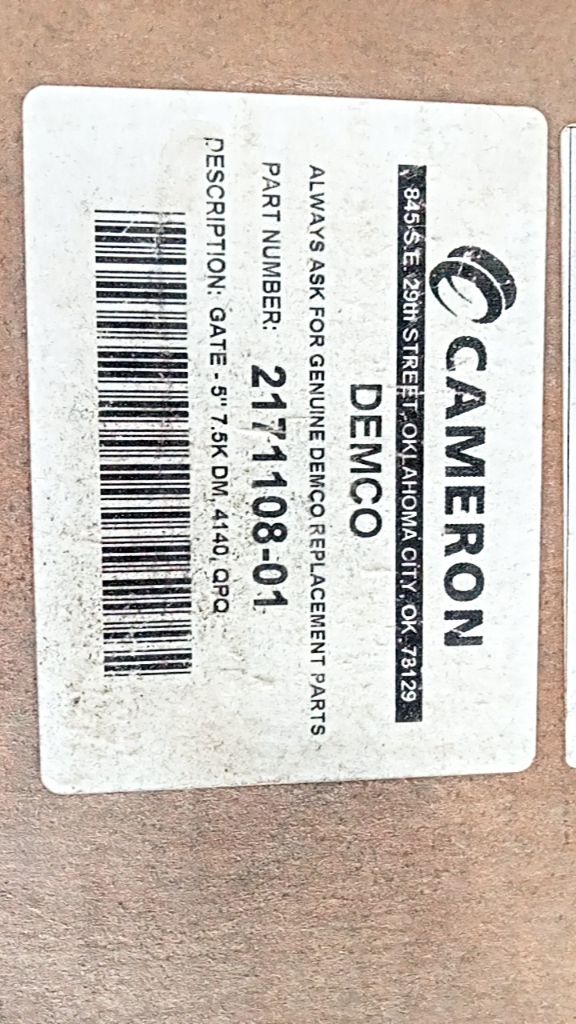 GATE - 5\" 7.5K DM, 4140, QPQ