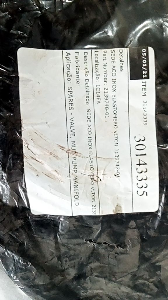 SPARES - VALVE, MUD PUMP, MANIFOLD